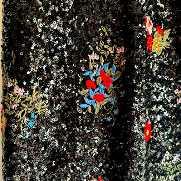 Rare Runway Erdem For H&M Floral Sequined Evening Dress ASO Celeb US 4 EU 34 - Picture 10 of 14